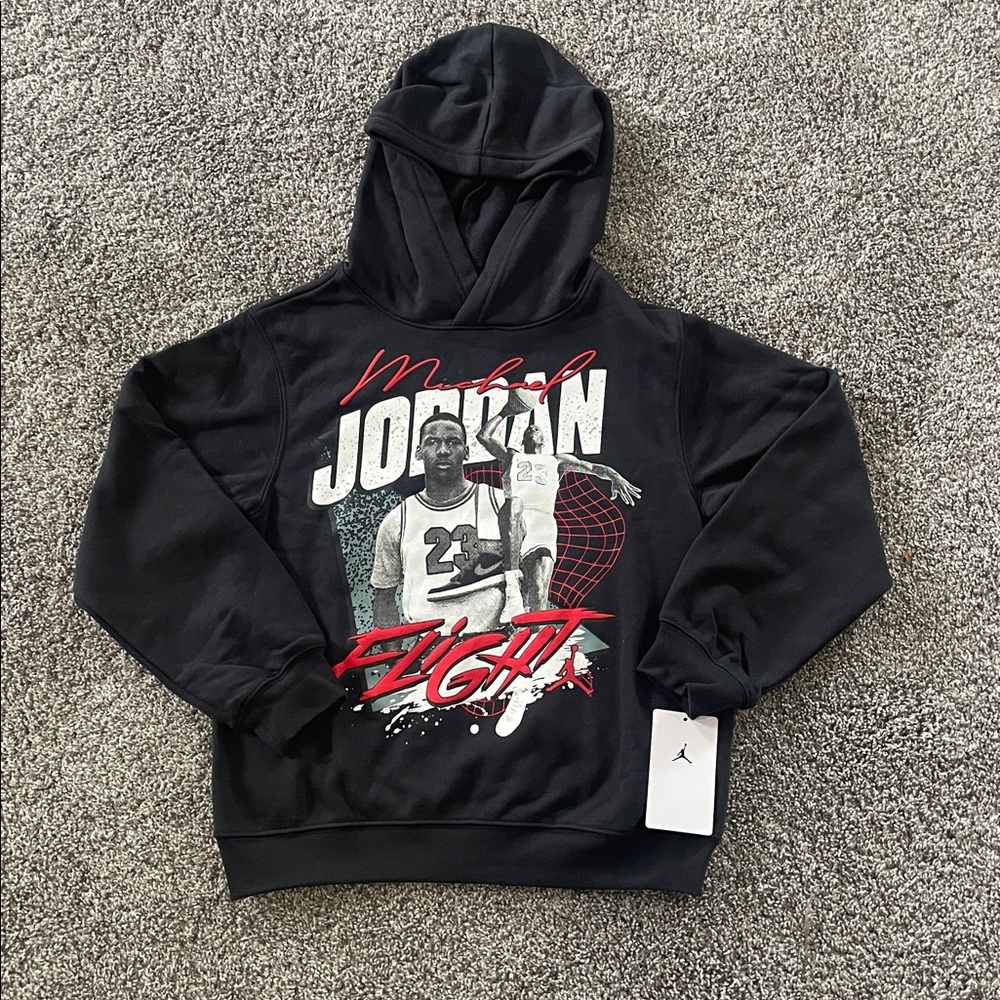 NEW! JORDAN SWEATSHIRT. SIZE MEDIUM (10-12). BOYS.